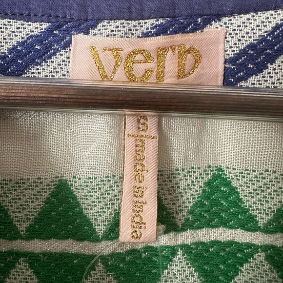 NWT Anthropologie–Verb by Pallavi Singhee Sylvia Babydoll Blouse - Picture 6 of 13